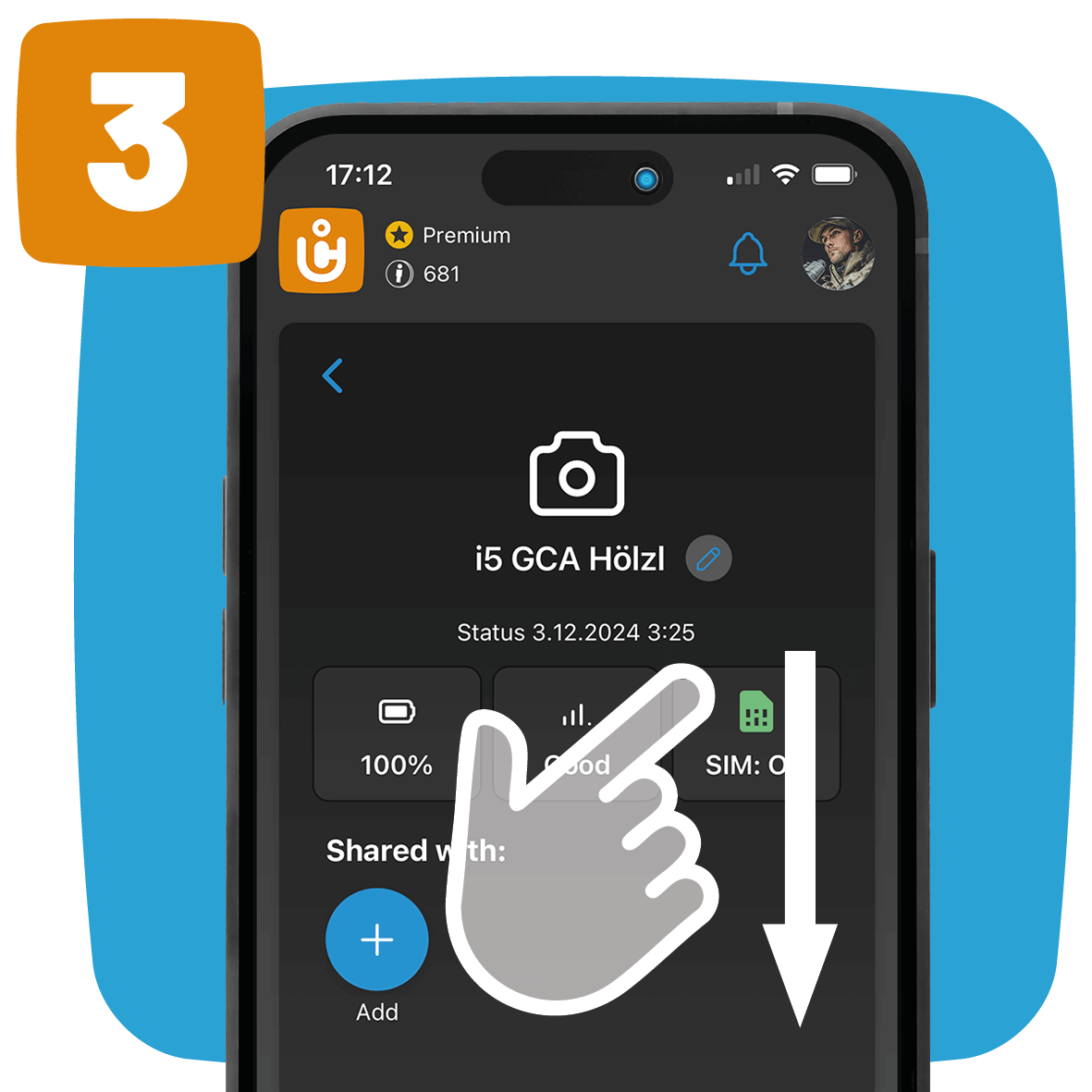 Step 3: Scroll down to the support button